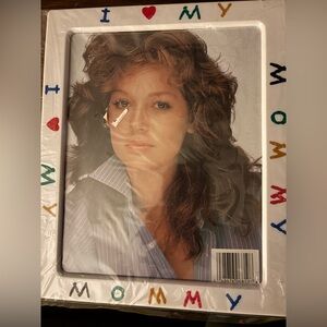 Framed Portrait Photo of Woman in Blue Pinstripe Shirt